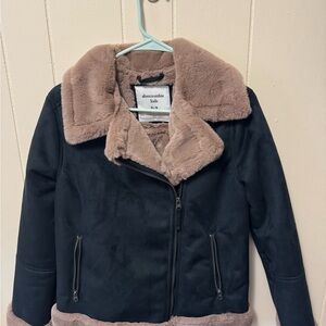 Abercrombie Kids Black and Tan Jacket